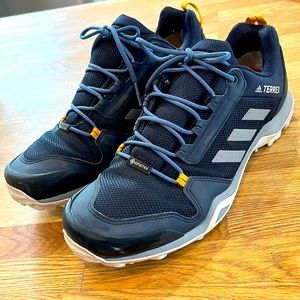 Adidas gore-Tex Terrence hiking trail shoes blue grey mens size 12